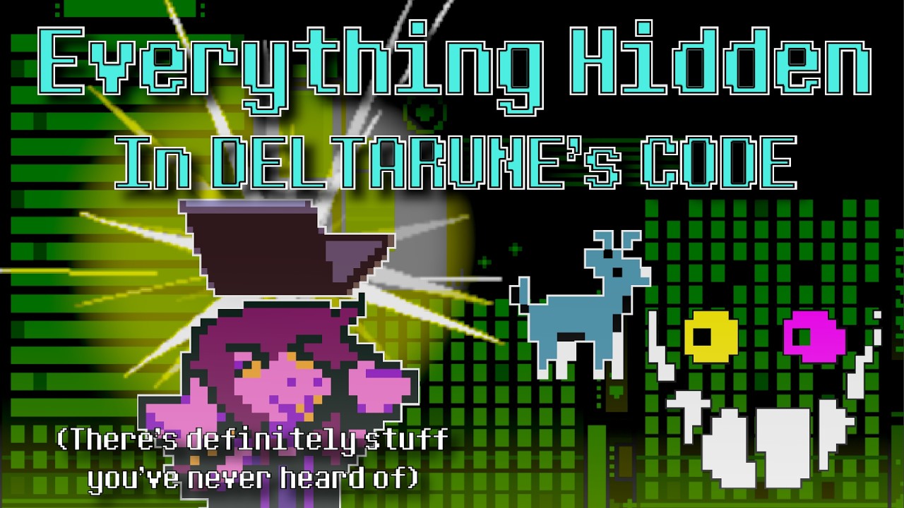 Все секреты, скрытые в коде Deltarune