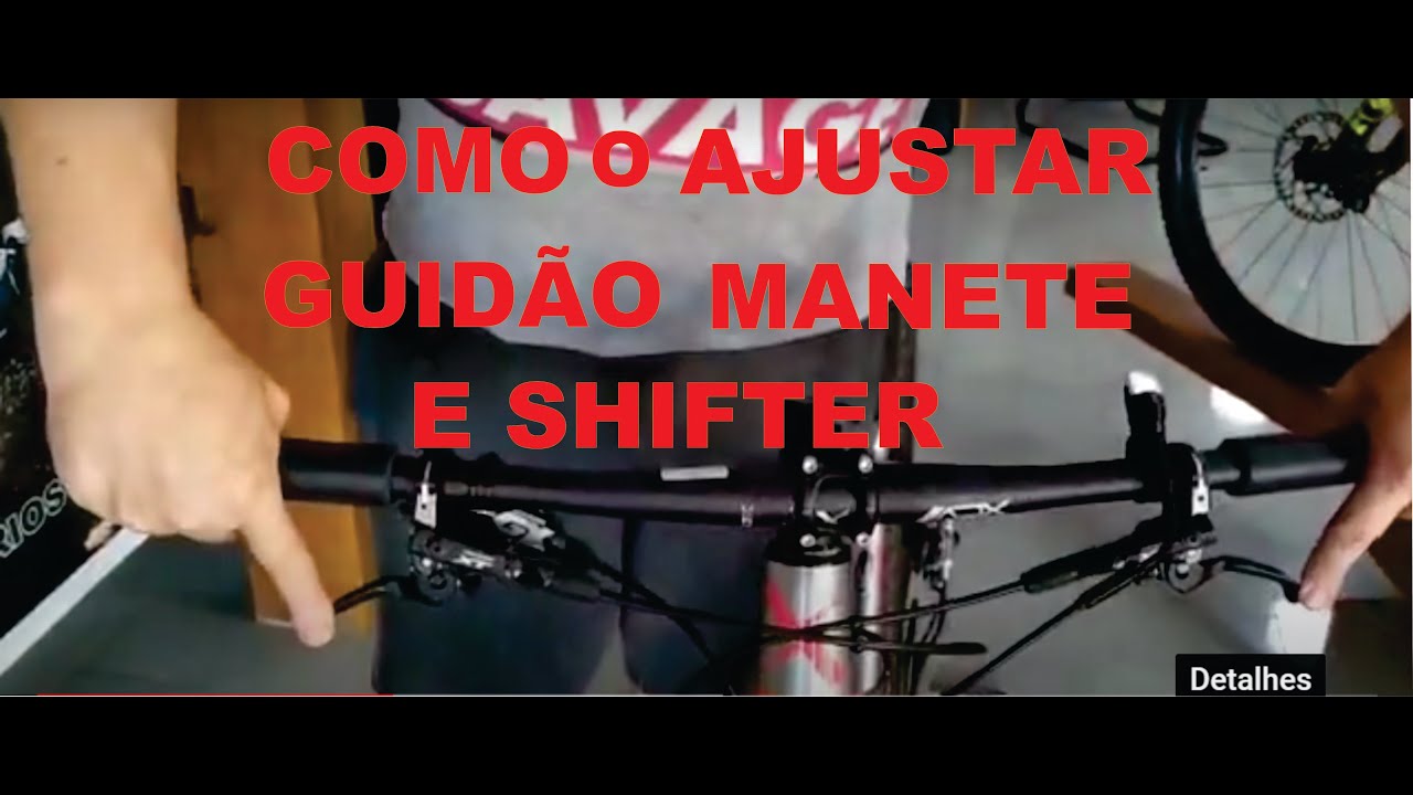 COMO AJUSTAR SEU GUIDÃO, O MANETE, SHIFFTER E A TRAVA DA SUSPENSÃO??