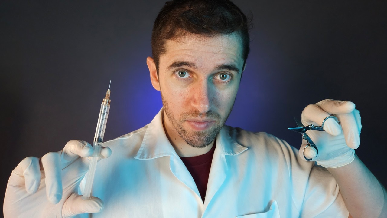 ASMR ROLEPLAY MÉDICO - CIRURGIA NO SEU NARIZ