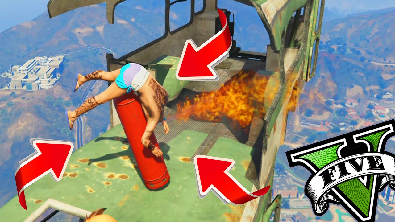 GTA V - ME SUBO A LA BOMBONA Y BAILO !!! DEATH RUN | MrWikky92