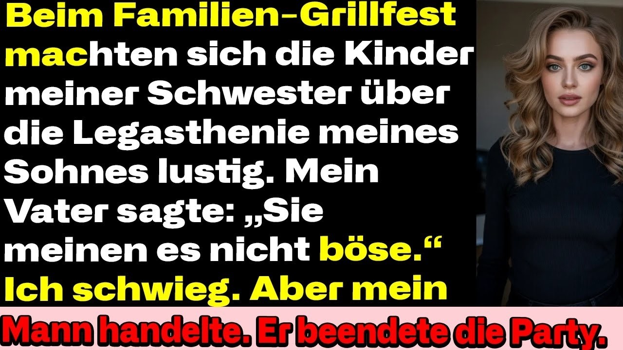Ein Scherz beim Familien-Grillfest veränderte alles, als Vater reagierte.