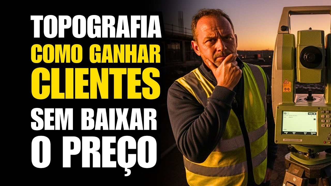 TOPOGRAFIA: Como Ganhar Clientes Sem Baixar o Preço | Agrimensura e Topografia