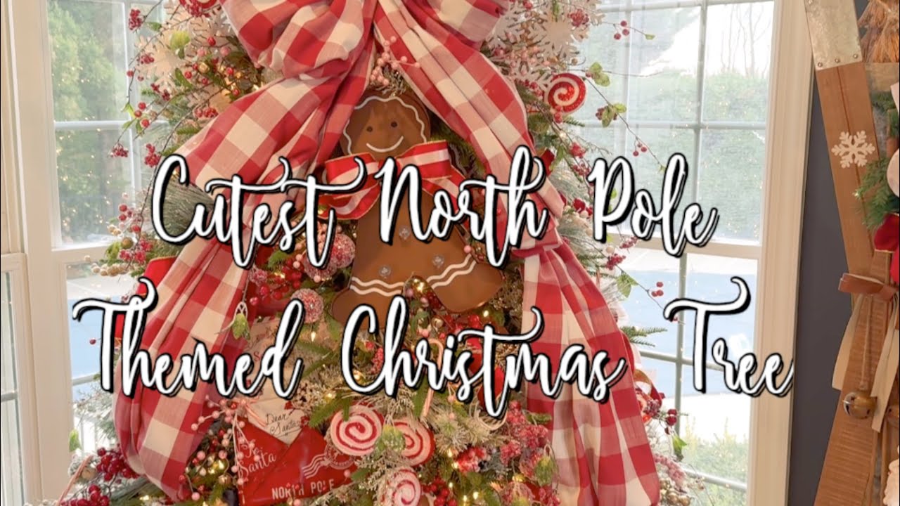 Самая милая рождественская елка в стиле Северного полюса 2025 года #decoratewithme #northpole #ch...