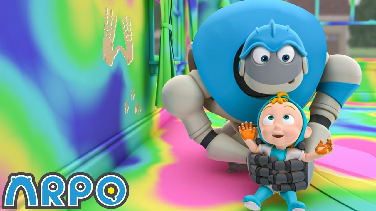 ARPO Evi G&ouml;kkuşağına Boyuyor 🌈 | Robot ARPO 🤖 | &Ccedil;ocuk &Ccedil;izgi Filmleri