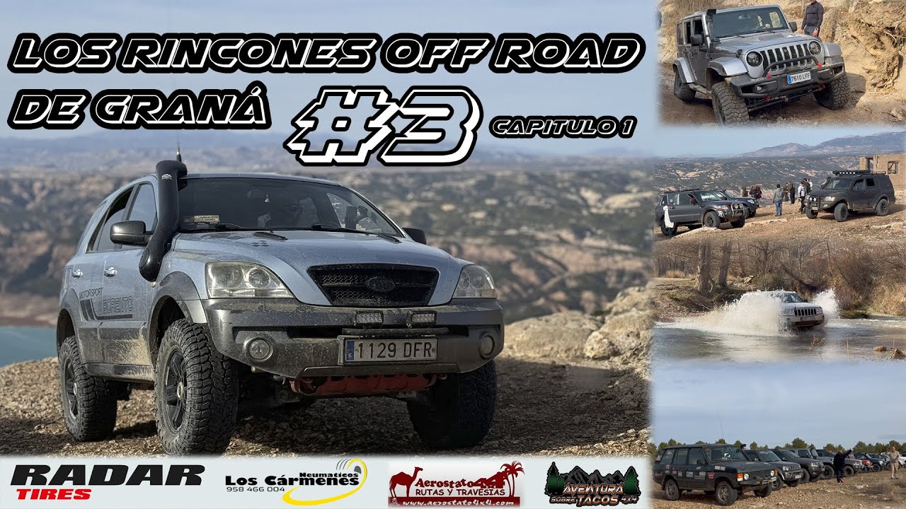 RINCONES OFFROAD DE GRANÁ #3 | CAPITULO 1👈| RUTA 4X4 | AVENTURA SOBRE TACOS 4X4🚗