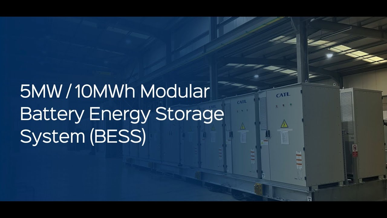 5MW 10MWh Modular Battery Energy Storage System (BESS)