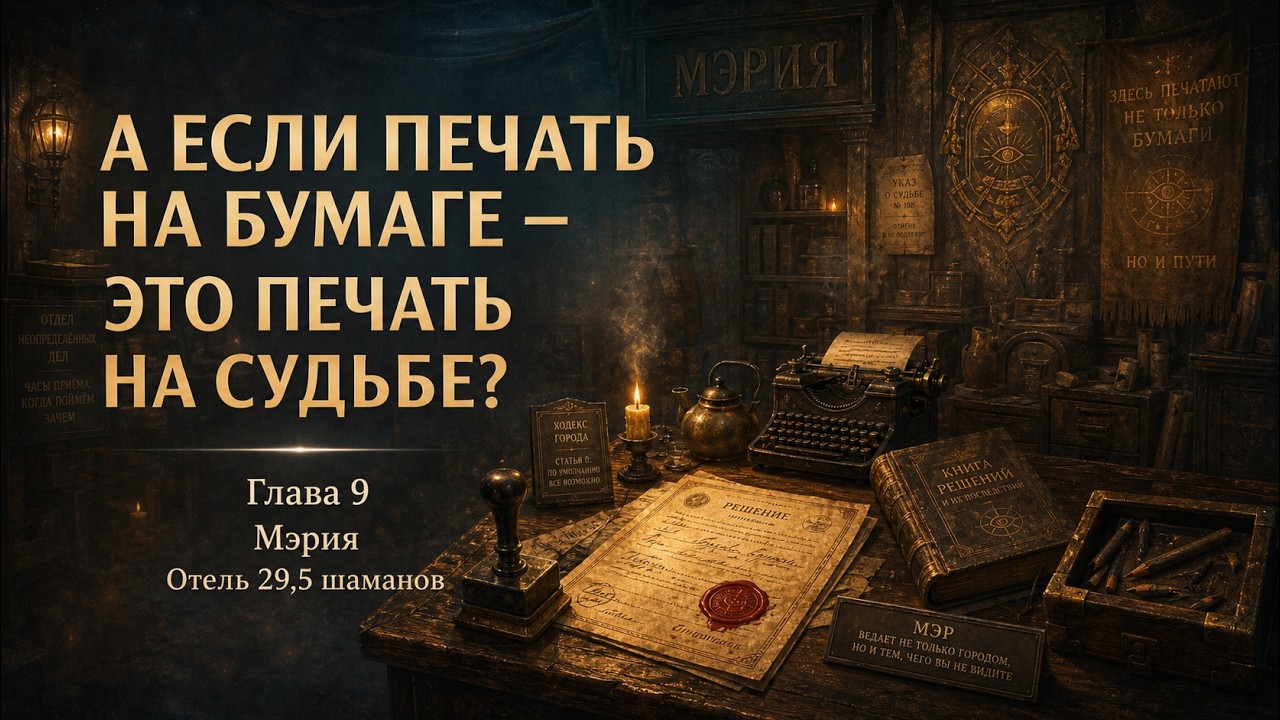Бюрократия — это шаманство. Только в пиджаке и галстуке | Глава 9 | Отель 29,5 шаманов