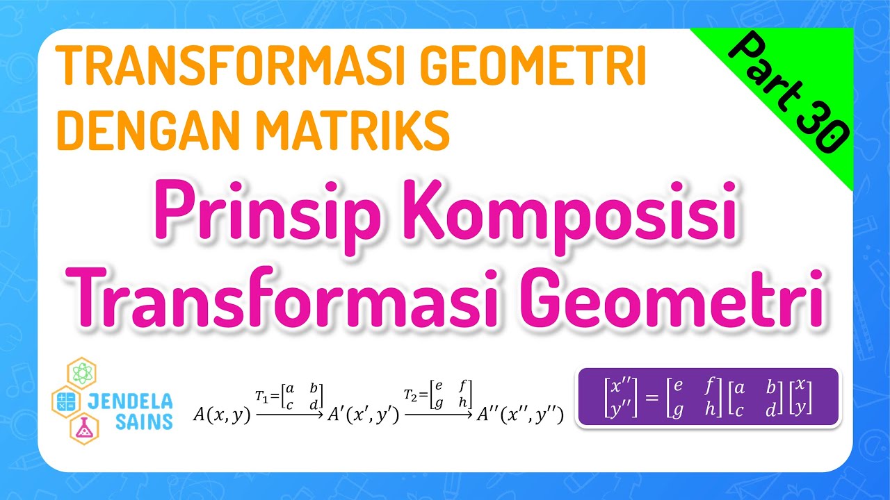 Transformasi Geometri dengan Matriks • Part 30: Prinsip Komposisi Transformasi Geometri