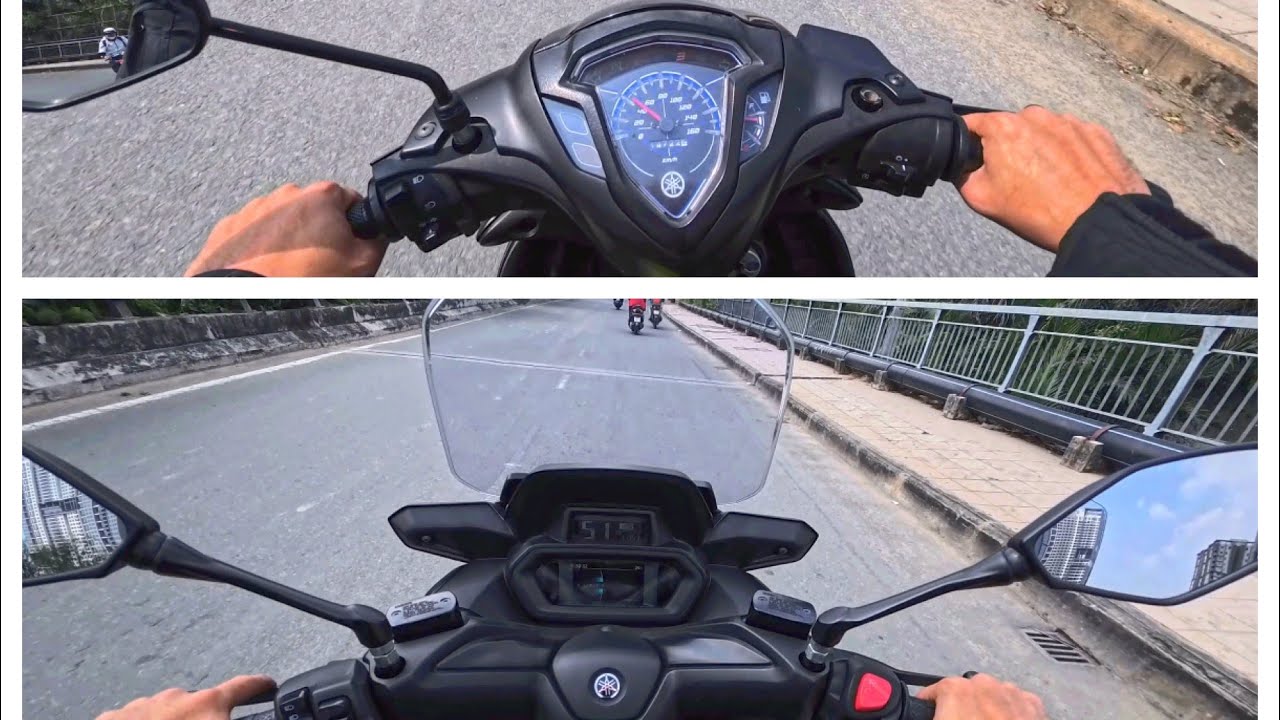 Jupiter fi & XMAX. 2 chiếc xe Yamaha anh em nên có để đi làm nha. 