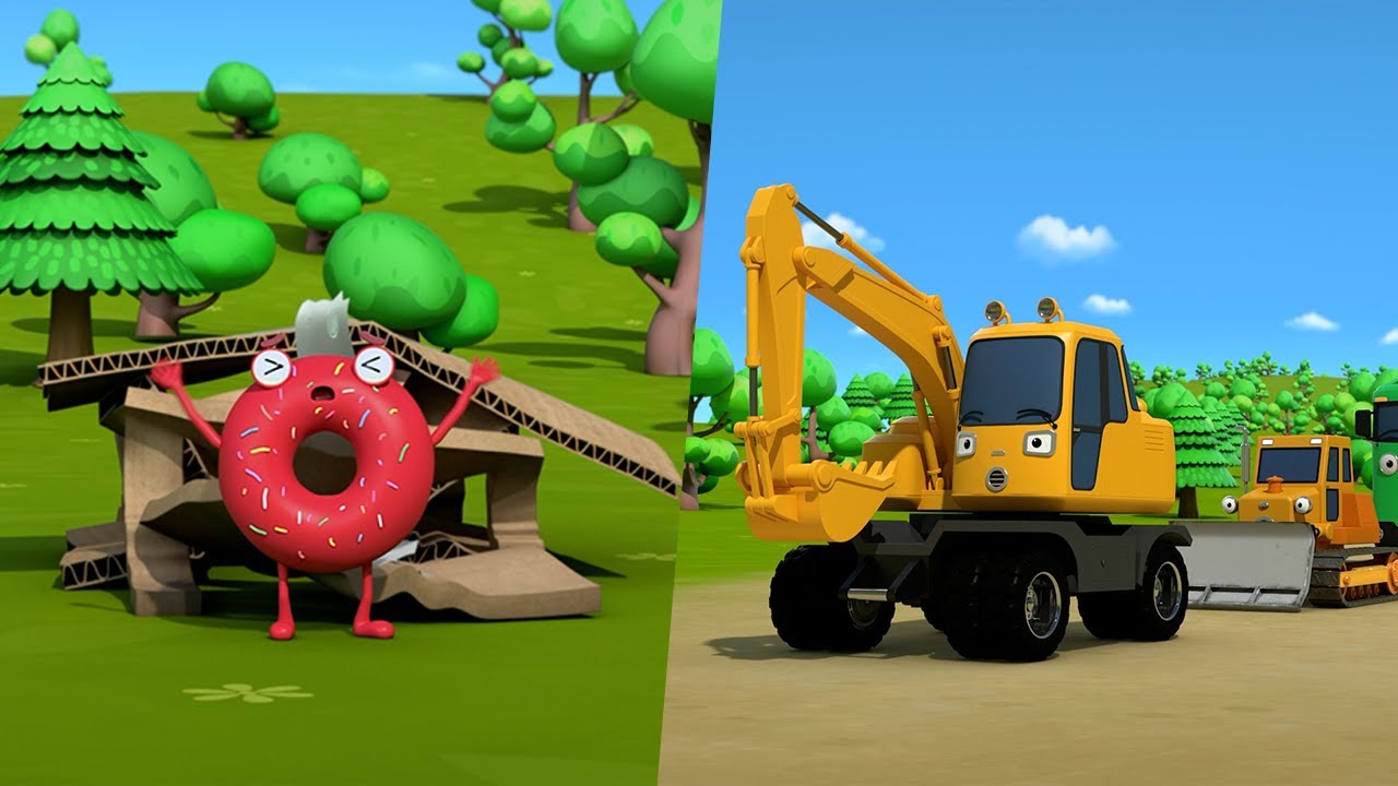 Strong Heavy Vehicles Songs | Learn Colors | Let's build a house! | Nursery Rhymes | Songs for Kids