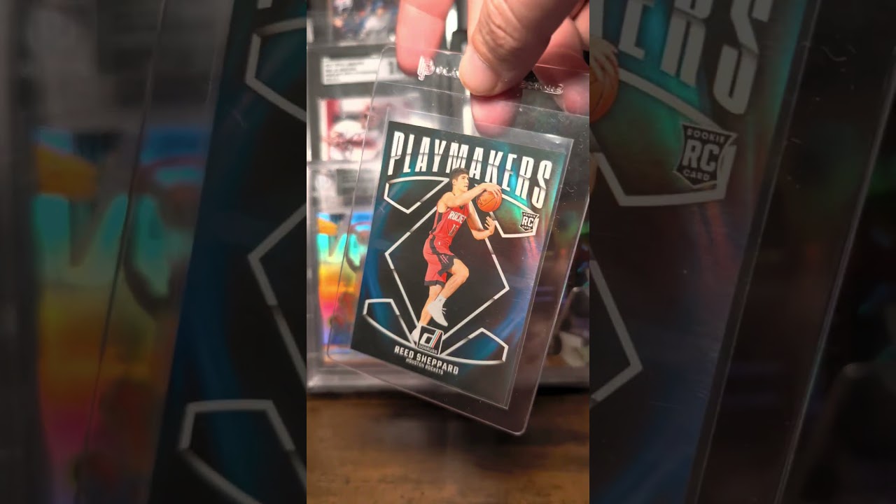 Second Card of the Day- Reed Sheppard Playmakers Case Hit!
