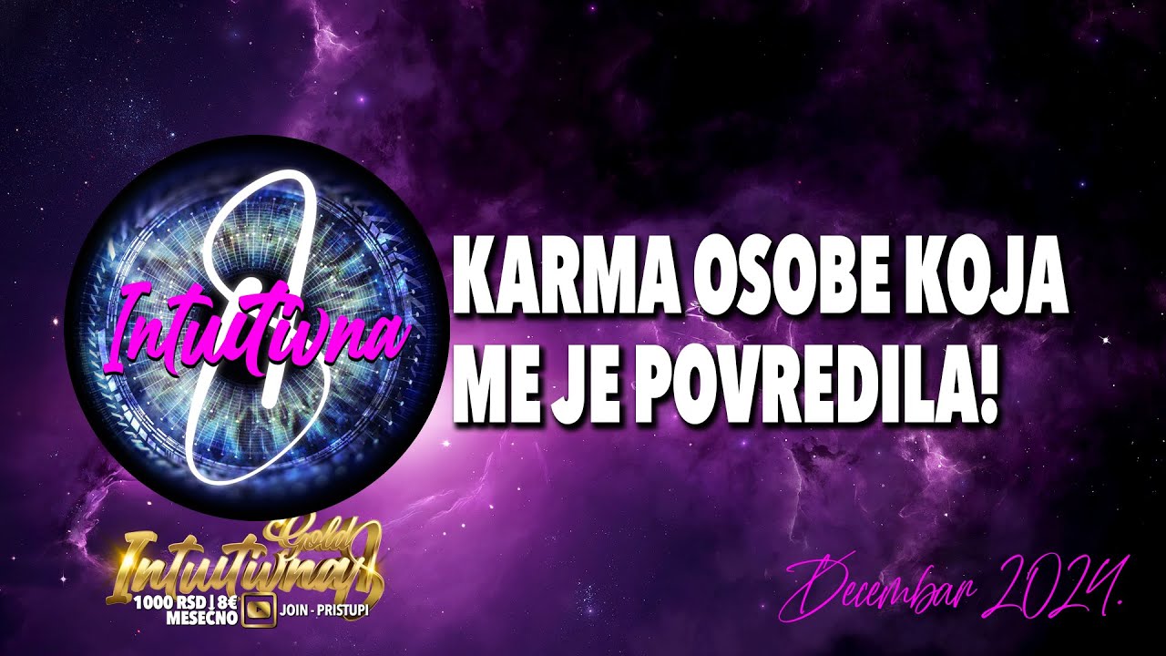 🌟KARMA OSOBE KOJA ME JE POVREDILA!🌟 Tarot citanje 🔮 Grupno otvaranje @Intuitivna8