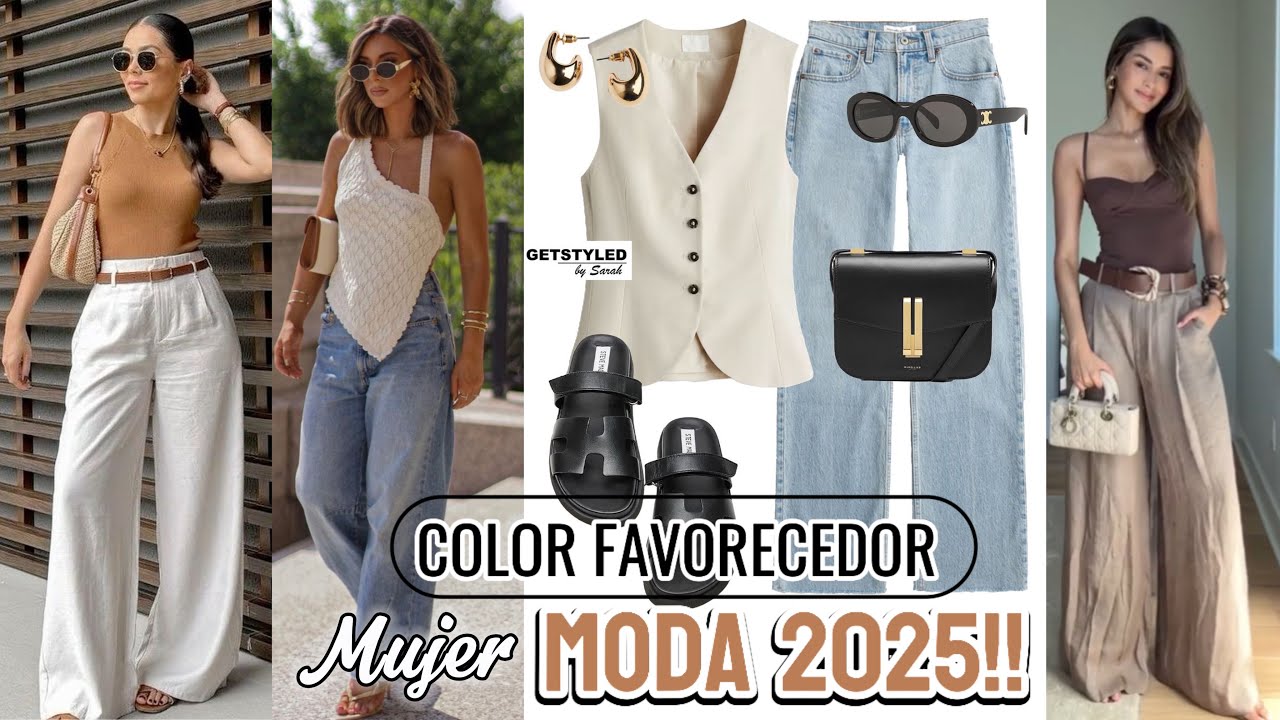 Moda 2025 COLOR QUE FAVORECE COMBINACIONES ROPA A TEMPORAL / moda shopping
