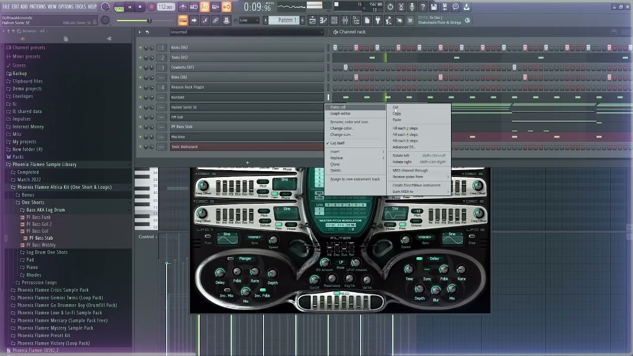 The Hush Kitchen:: Phoenix Flamee (South Africa) - How to Make an Amapiano Beat from Scratch!
