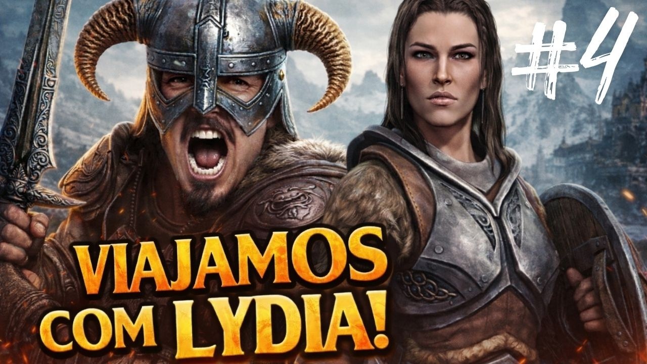 A JORNADA COM LYDIA EM SKYRIM É PURO CAOS! SKYRIM EP.4– SÉRIE COMPLETA DUBLADO E LEGENDADO