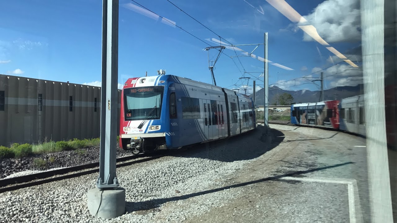 UTA HD 60fps: Riding Siemens S70 LRV on TRAX Red Line (5/9/19)