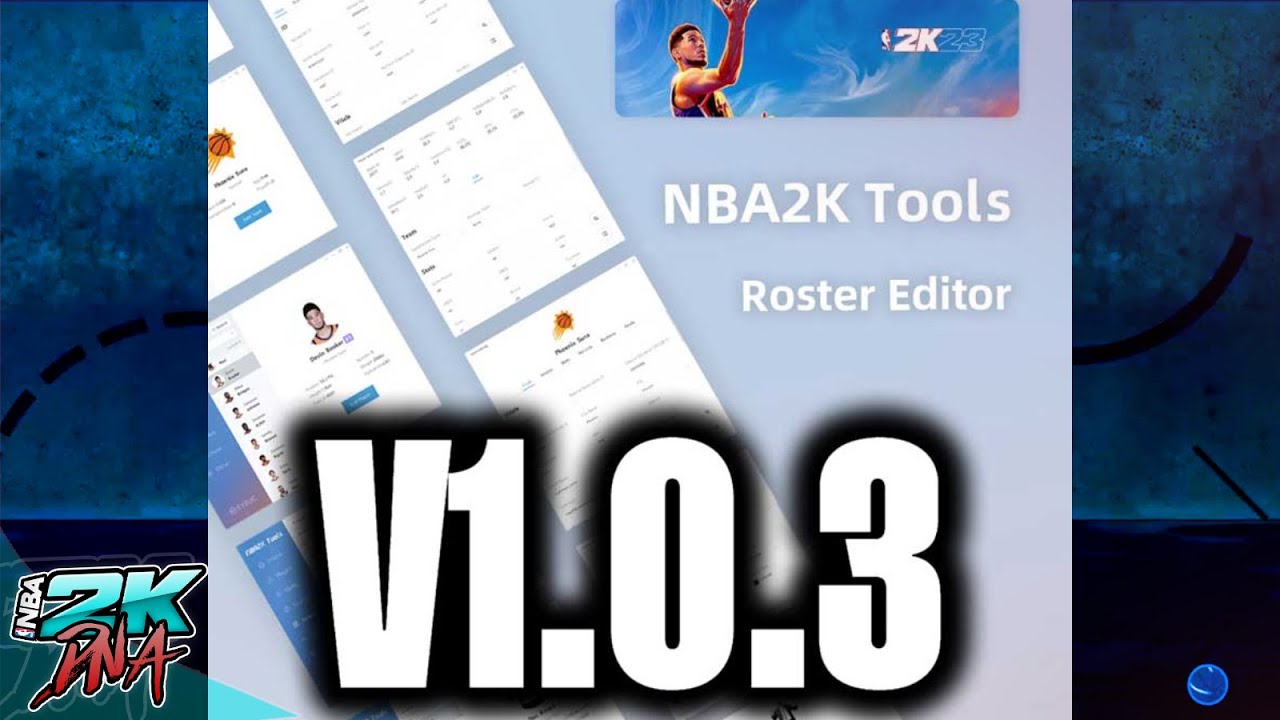 v1.0.3 update NBA 2K Tools Roster Editor by looyh for NBA 2K23 PC