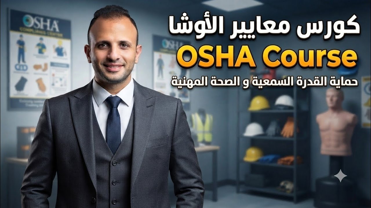 الحلقة الرابعة برنامج معايير ال OSHA  - حماية القدرة السمعية و الصحة المهنية