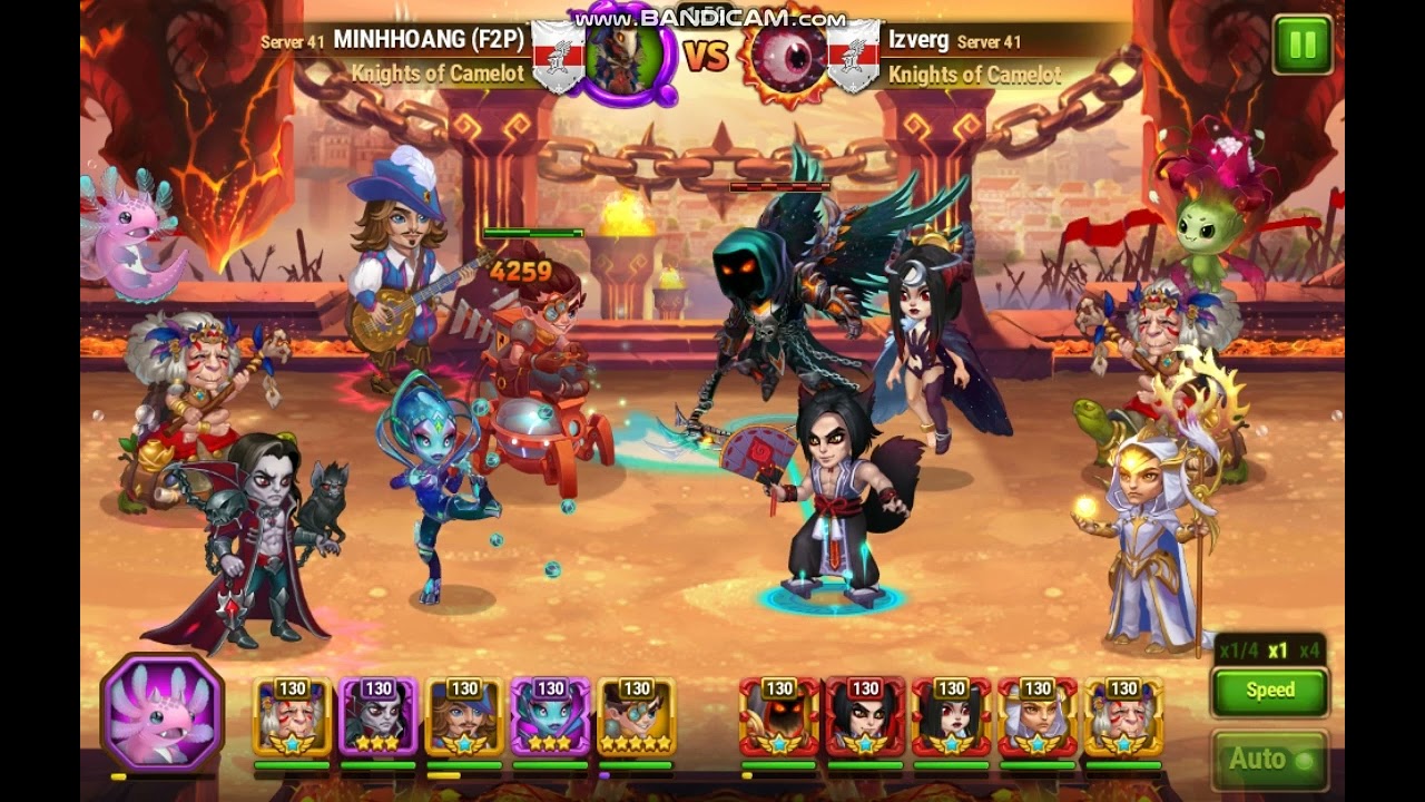 Hero wars Issac vs full mage team