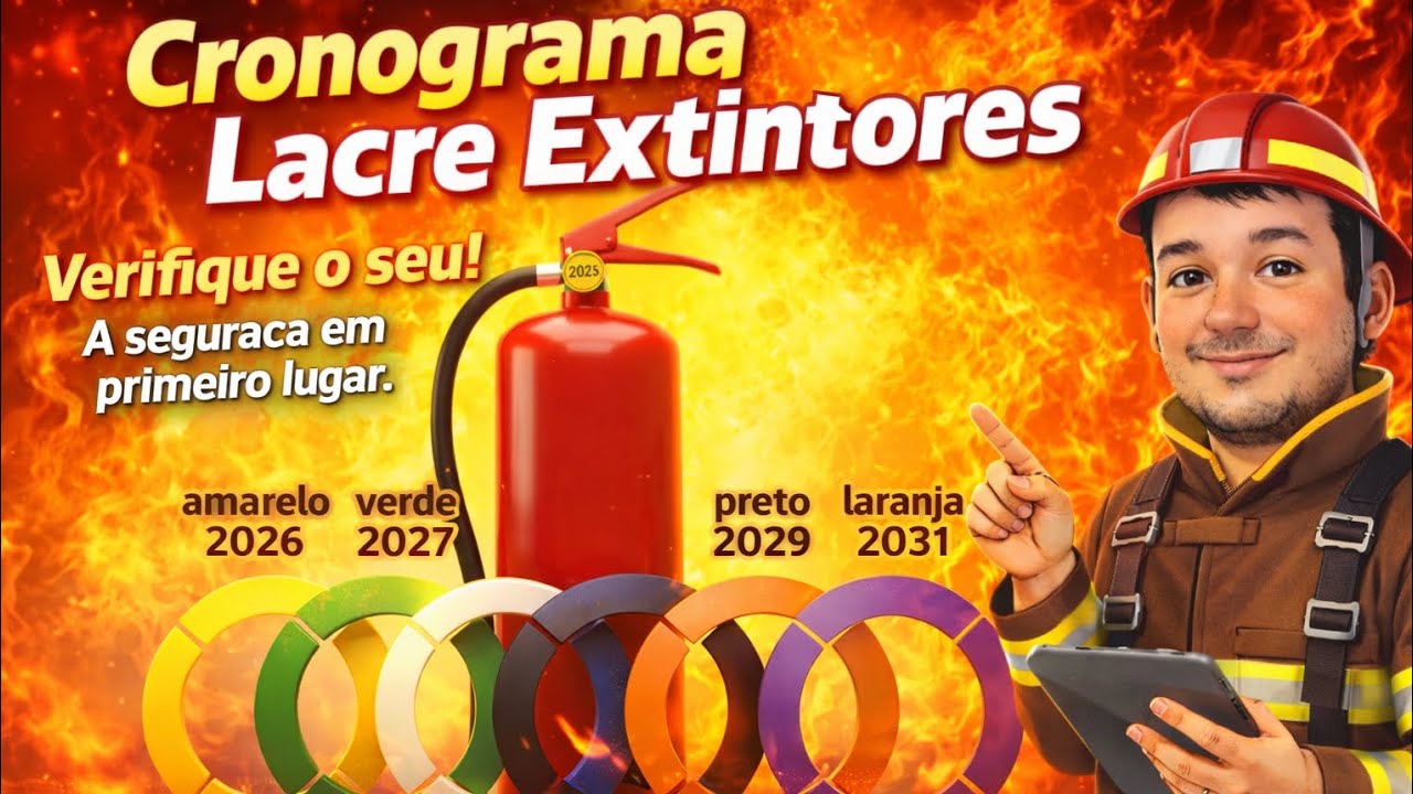 Cores Do Lacre Do Extintor De Incêndio