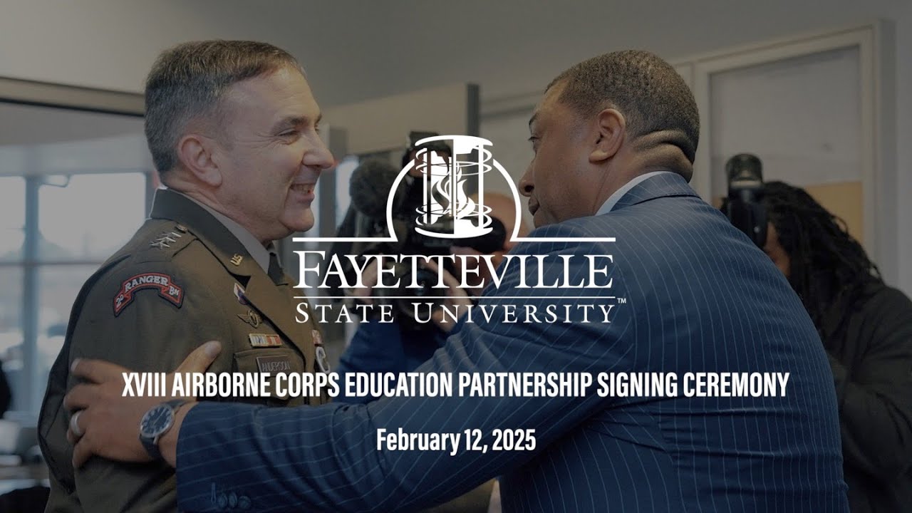 FSU and XVIII Airborne Corps Education Partnership Signing Ceremony - February 12, 2025