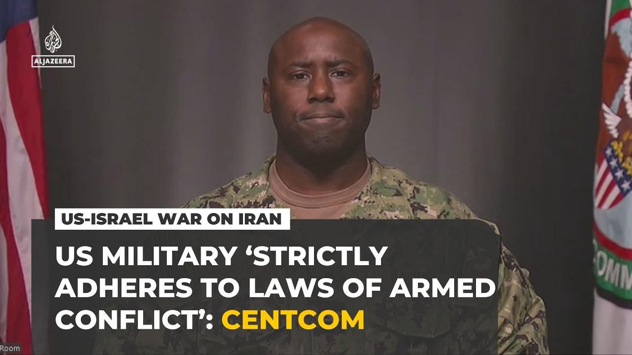 CENTCOM spokesperson says US military &lsquo;strictly adheres to laws of armed conflict&rsquo;