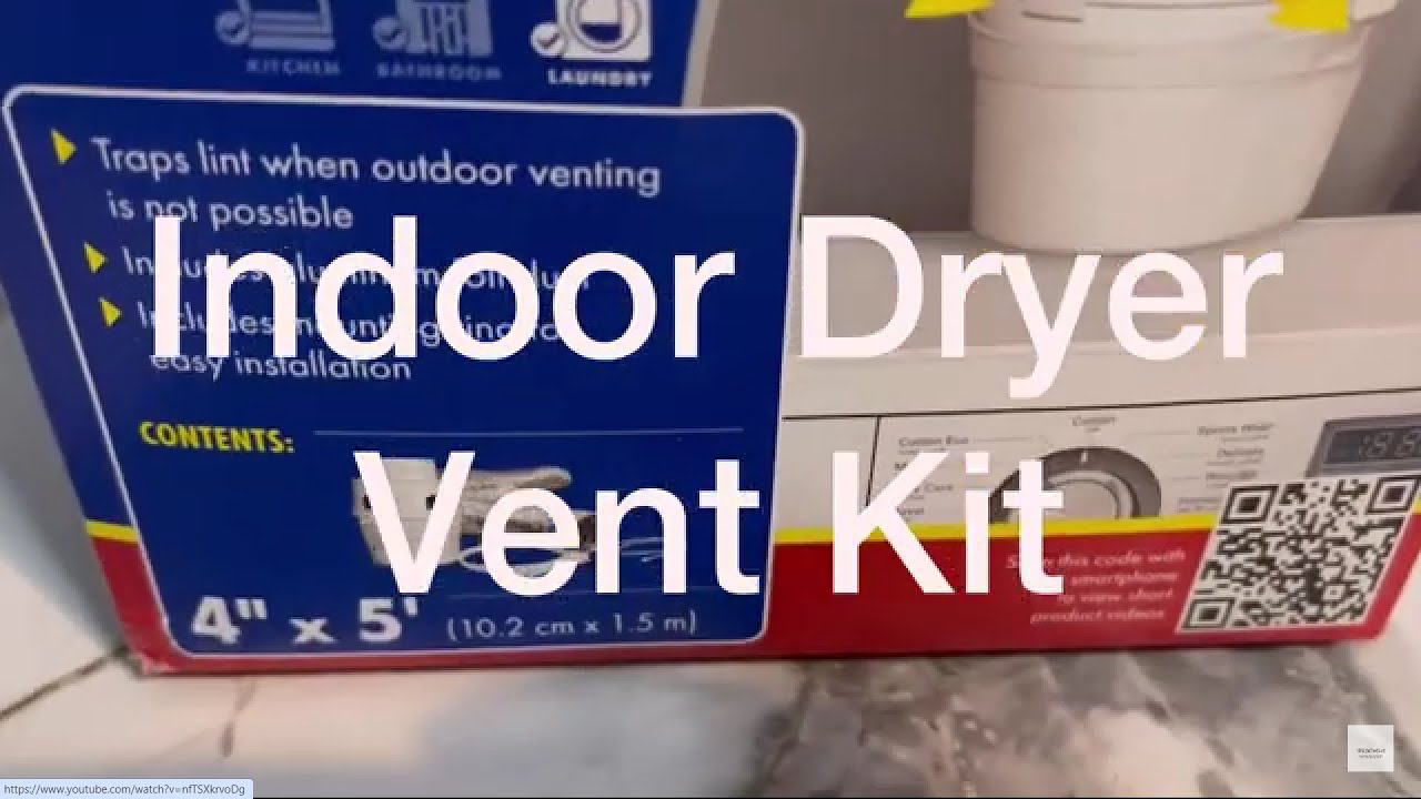 Dundas-Jafine Indoor Dryer Vent Kit - Unbox , Set-Up , Install