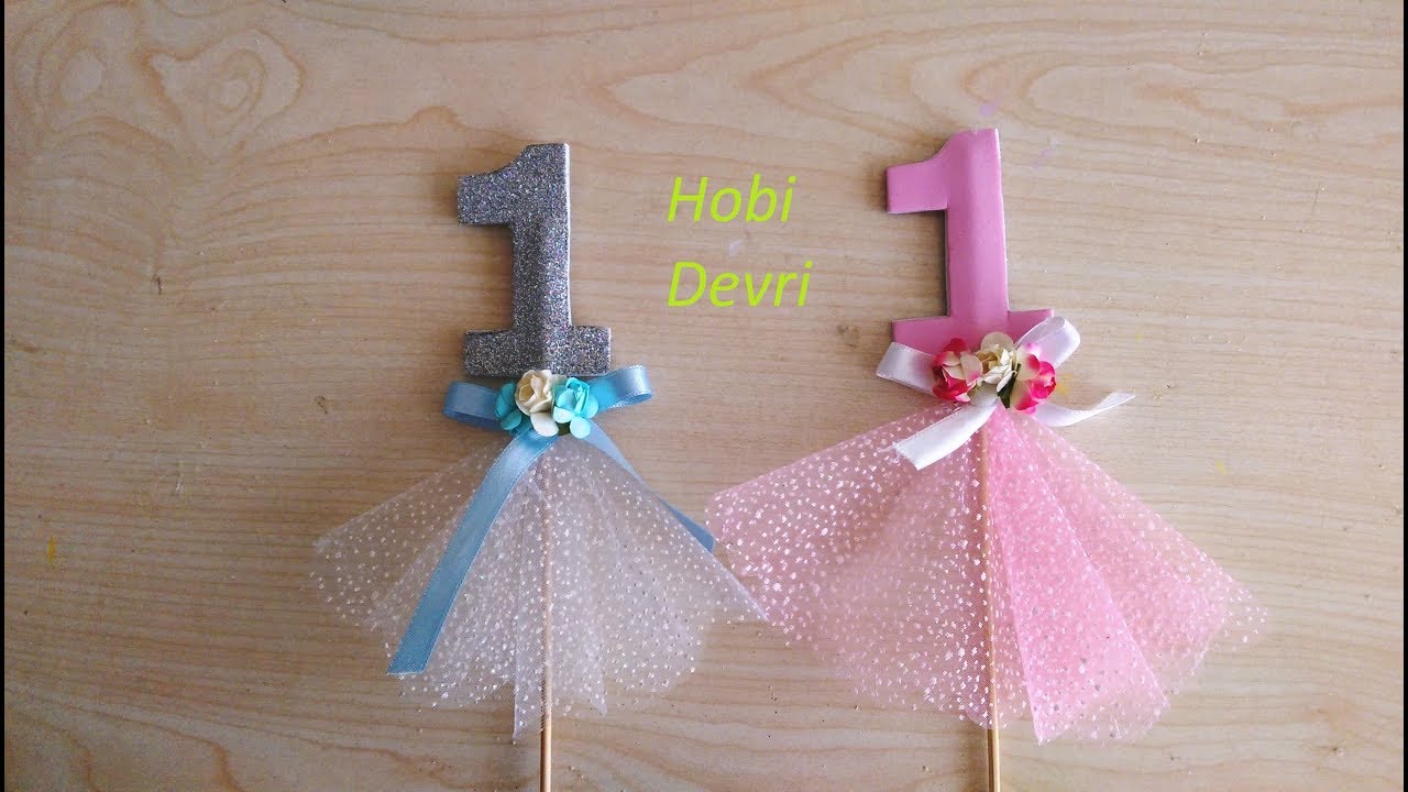 Birthday Decoration For Children - Çocuklar için Doğum Günü Dekorasyonu (1 Yaş Çubuk Hediyelikleri)