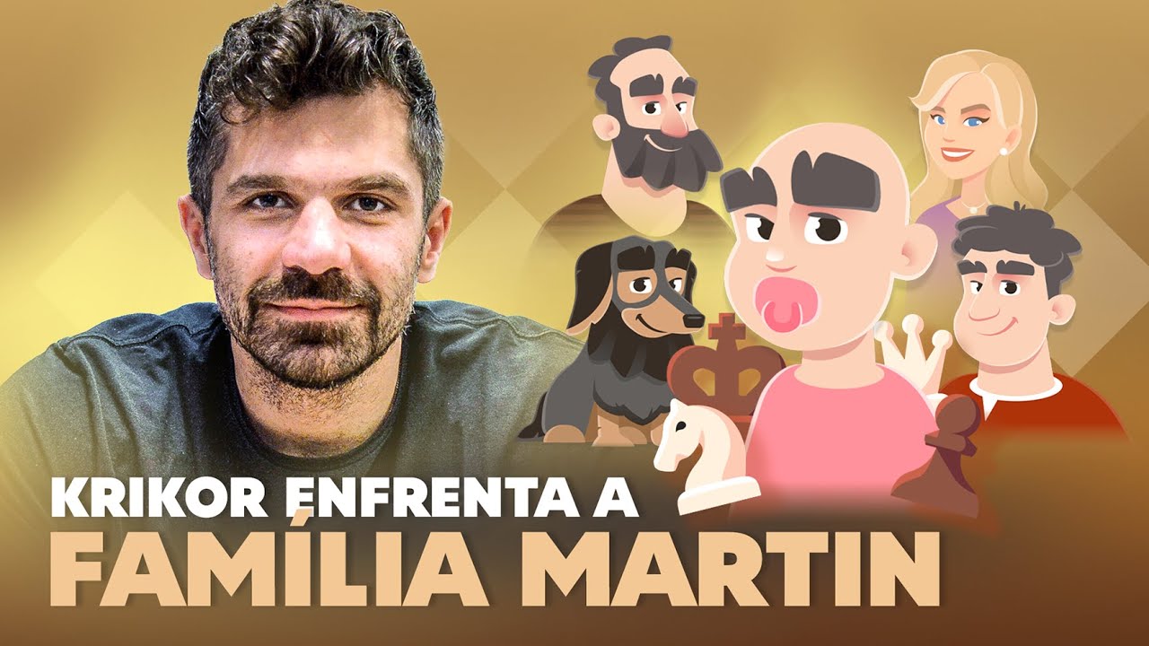 O PIOR BOT de XADREZ que existe (e a família dele) vs. GM Krikor!!