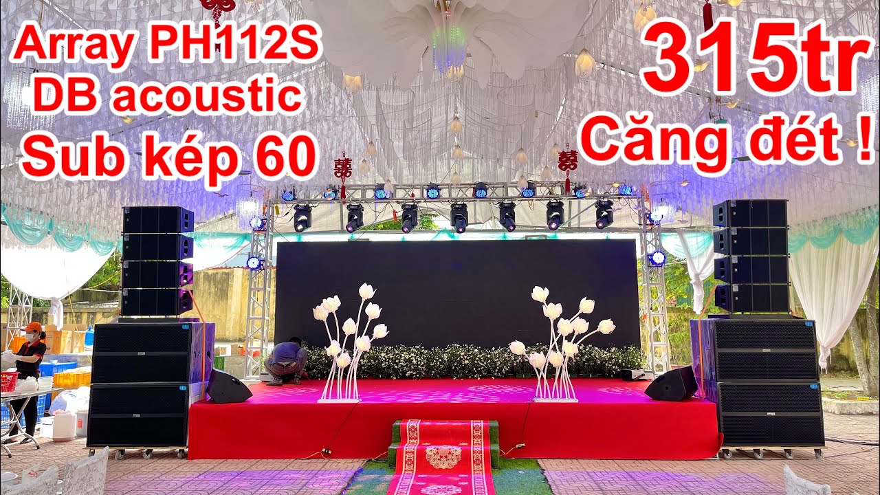 Phần 1 , bàn giao và chạy show thực tế luôn cho bầu show , cấu hình khủng 315tr + ánh sáng 85tr