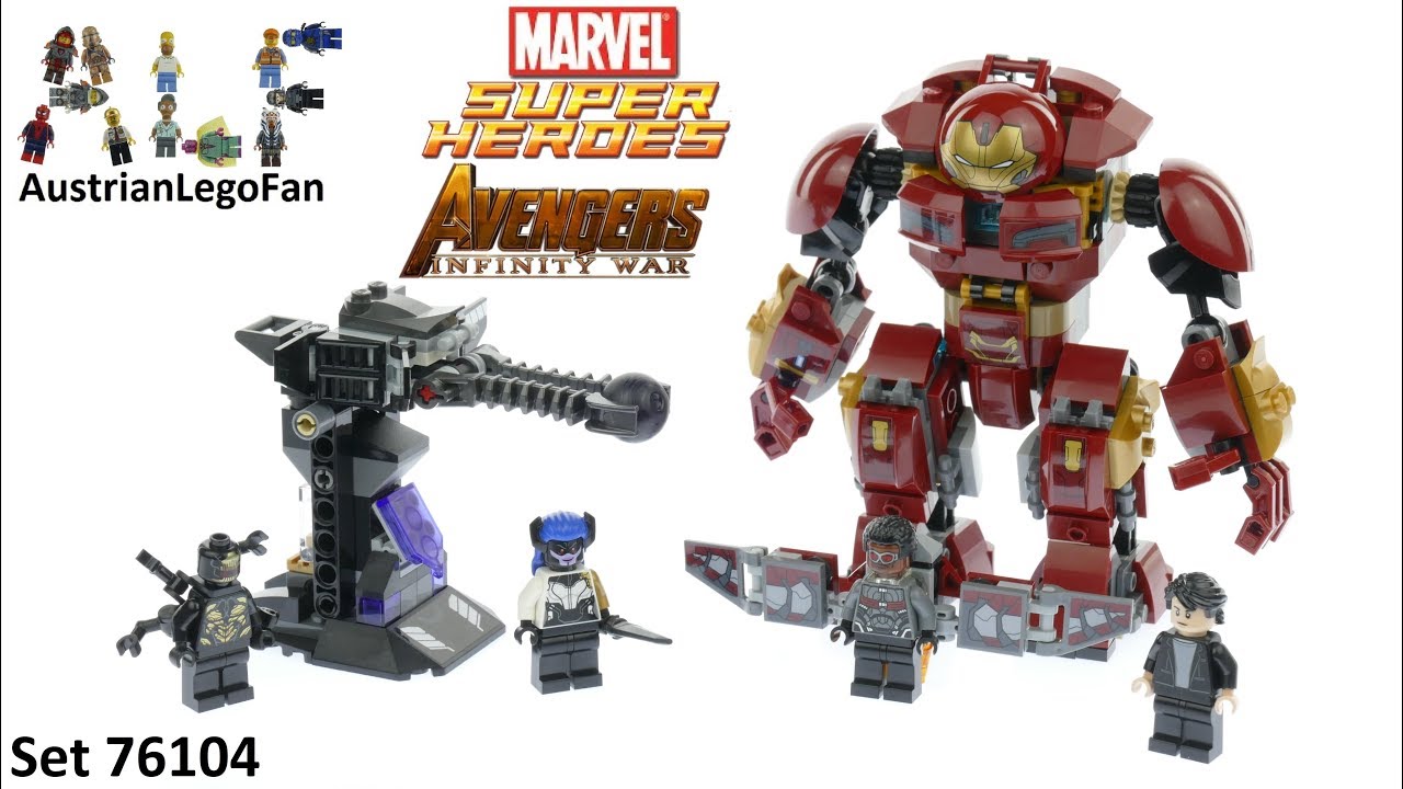 Lego Super Heroes 76104 The Hulkbuster Smash-Up - Avengers Infinity War - Lego Speed Build Review