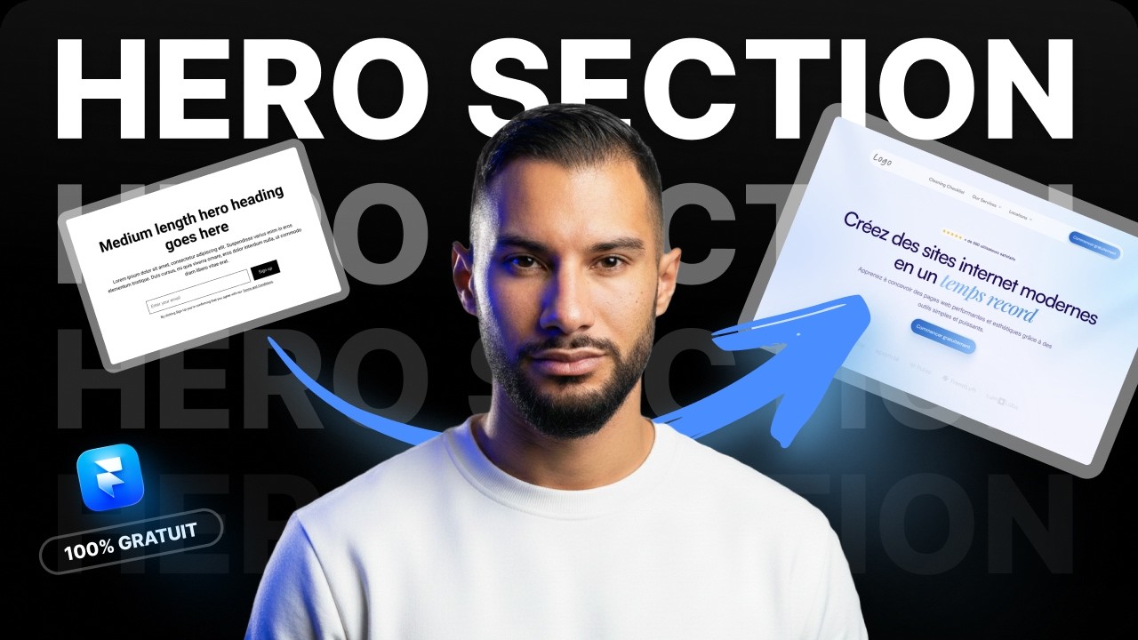 1 : Créer une Hero Section PRO dans FRAMER (tuto pour débutants)