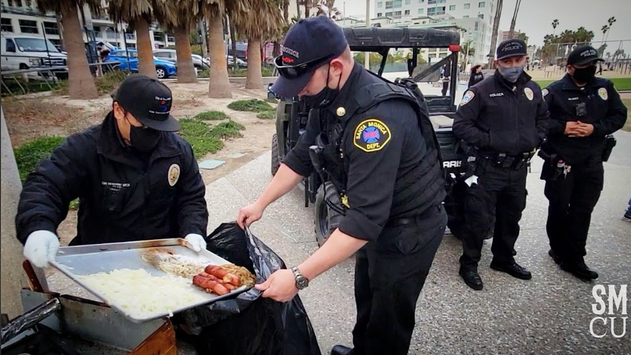 Code Enforcement Officers Confiscate Unpermitted Street Vendor's Food