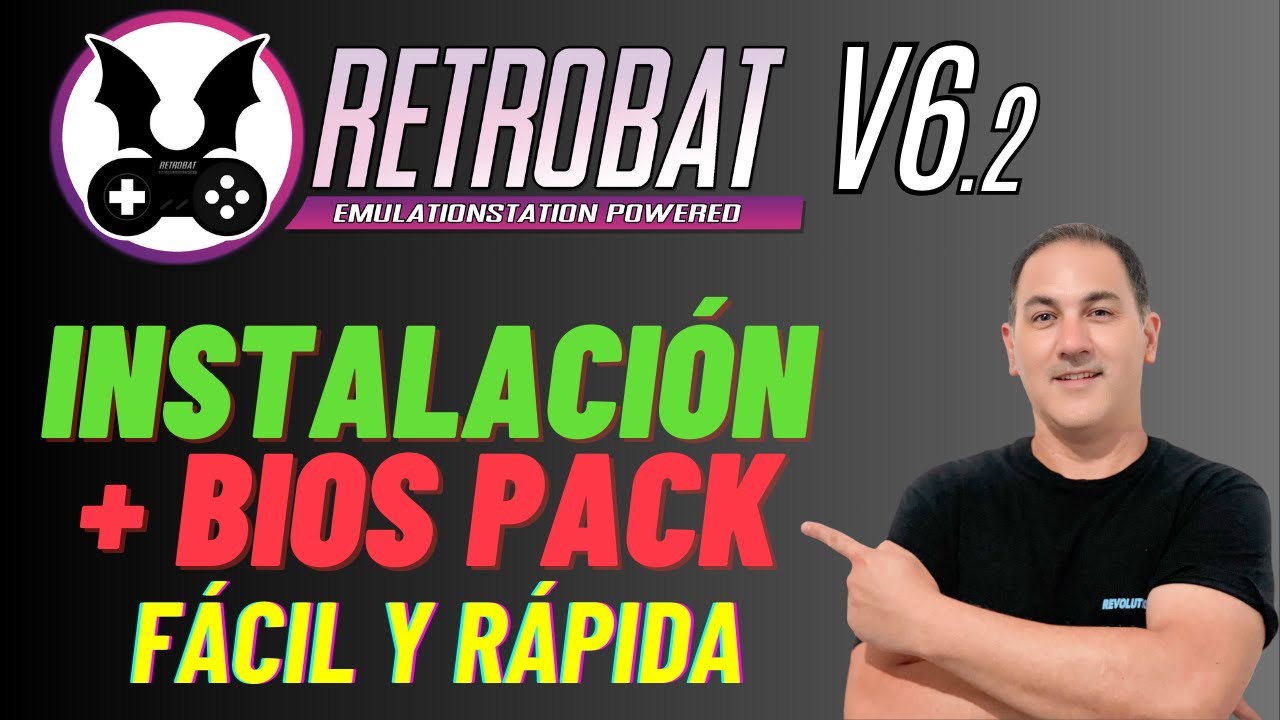 RETROBAT V6.2 ⭐ INSTALACIÓN + BIOS PACK ⭐ FÁCIL Y RÁPIDA!