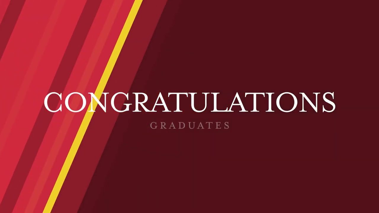 AGNR 2021 Virtual Commencement