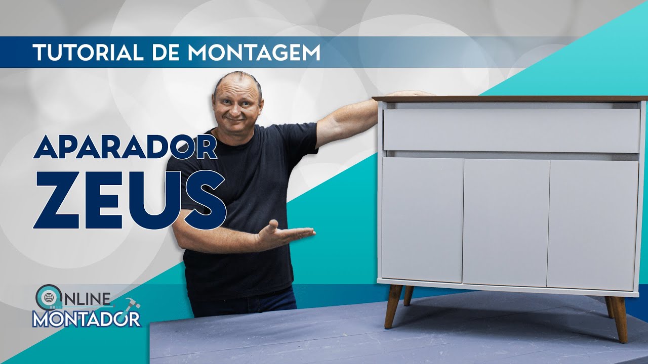 Como Montar Balcão/ Buffet Zeus (EJ Móveis)