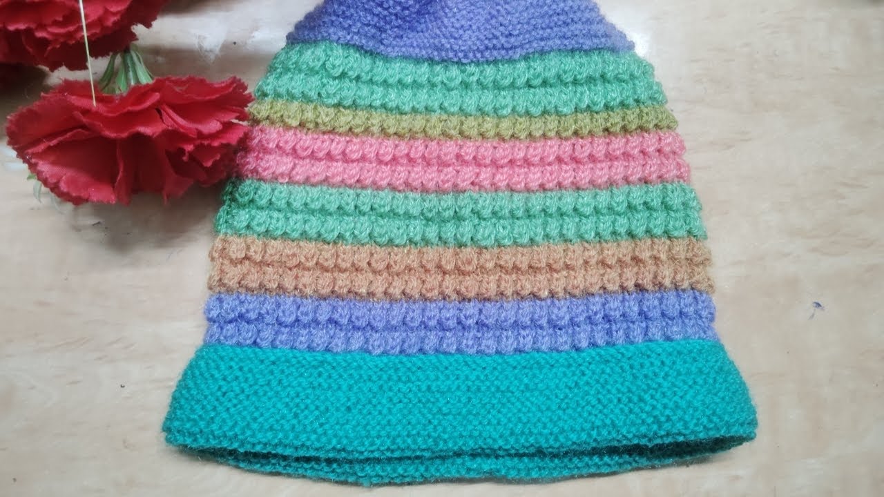Gents cap tutorial #knittig #sweaterpattern #gentstopidesign #sweaterdesign 
