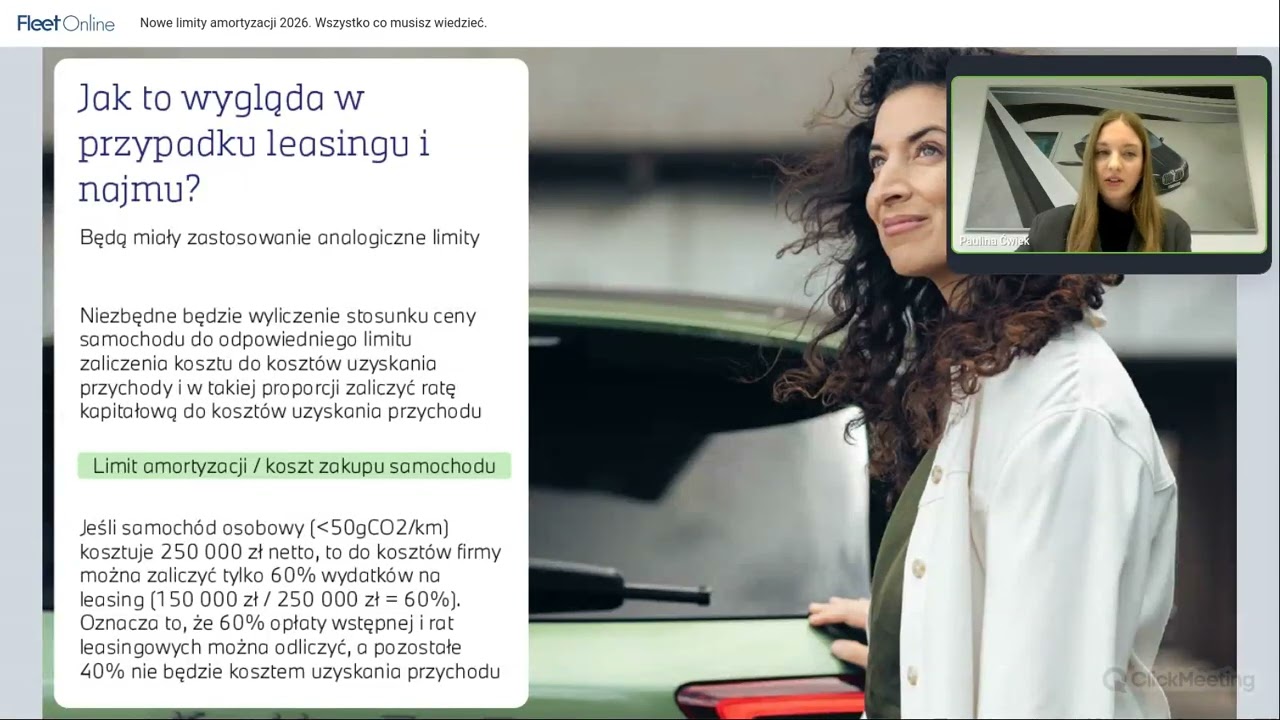 Nowe limity amortyzacji 2026. Wszystko co musisz wiedzieć: