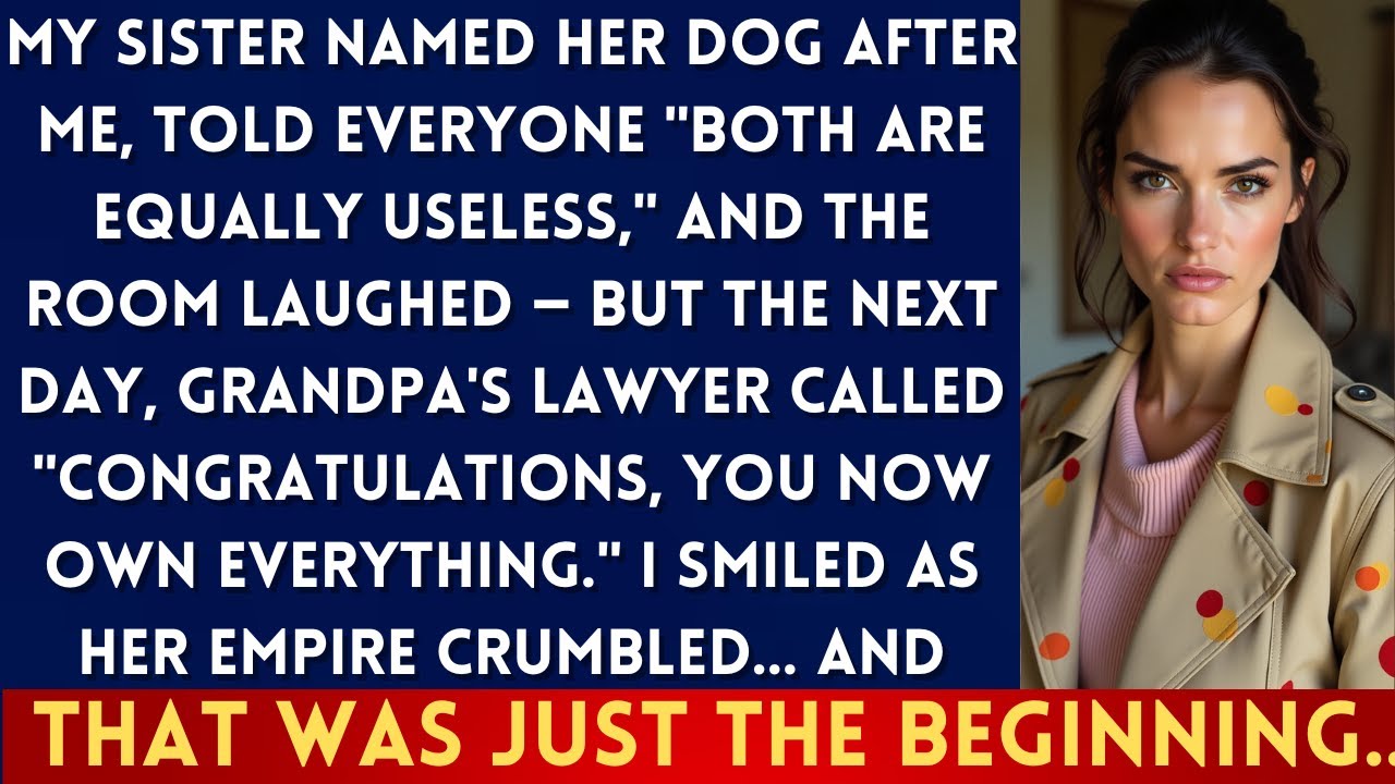 My Sister Named Her Dog After Me to Insult Me — So I Took Over the Family Business...