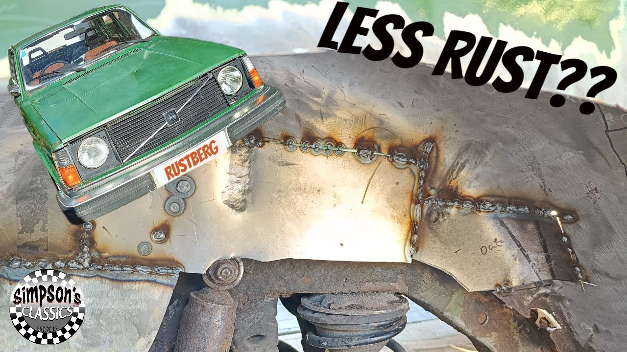 HOMEMADE REPAIR PANELS - Volvo 244 Restoration #therustberg