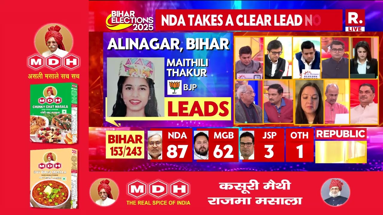 Bihar Election Results 2025: Arnab's Analysis On National Democratic Alliance To Cross 140-150 Votes