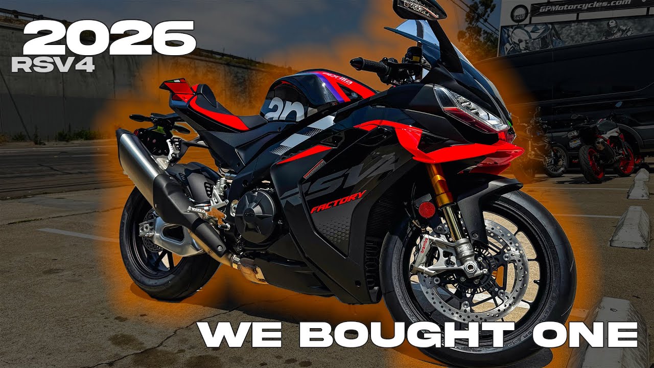 We Just Bought a 2026 Aprilia RSV4 Factory 1100 For Testing and Development!