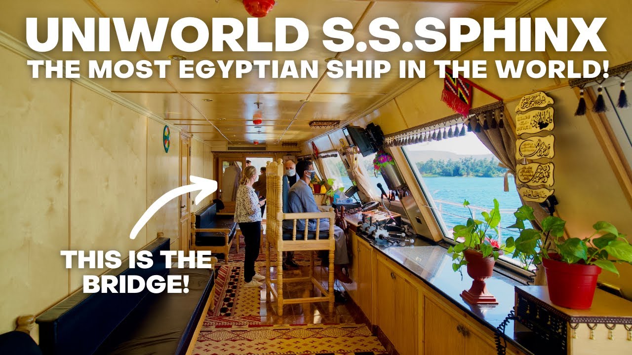UNIWORLD S.S. Sphinx Ship Tour - THE MOST EGYPTIAN SHIP IN THE WORLD?