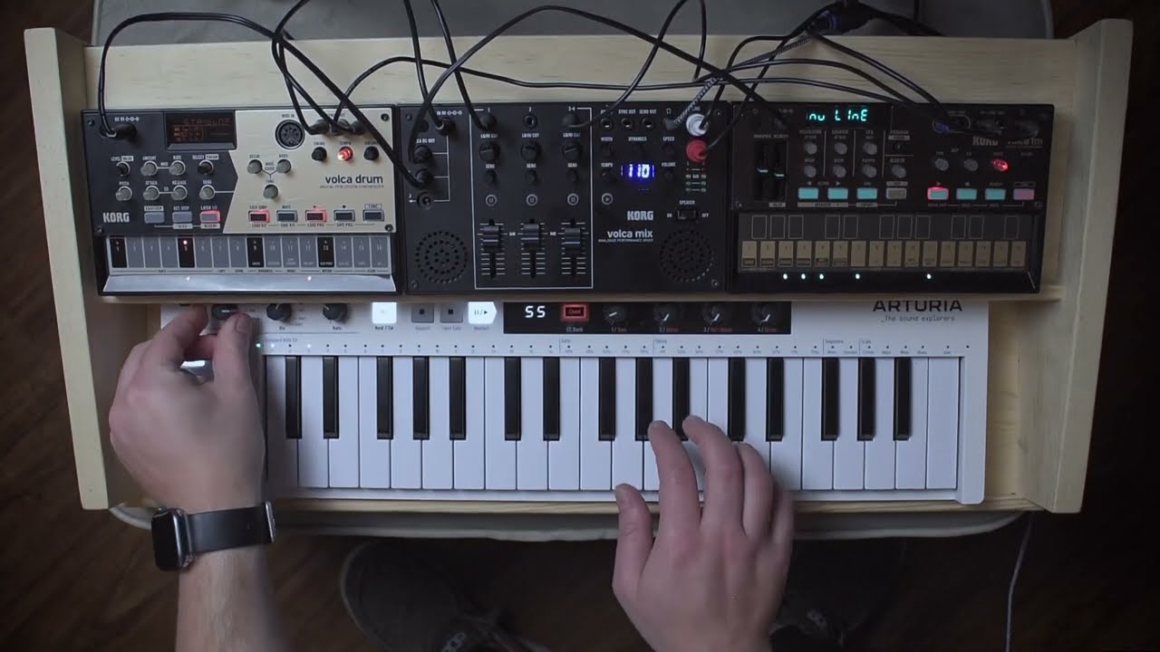 Nicholas Burgher —  Ultimate Jet Ride (live performance on Volca FM2 & Drum)