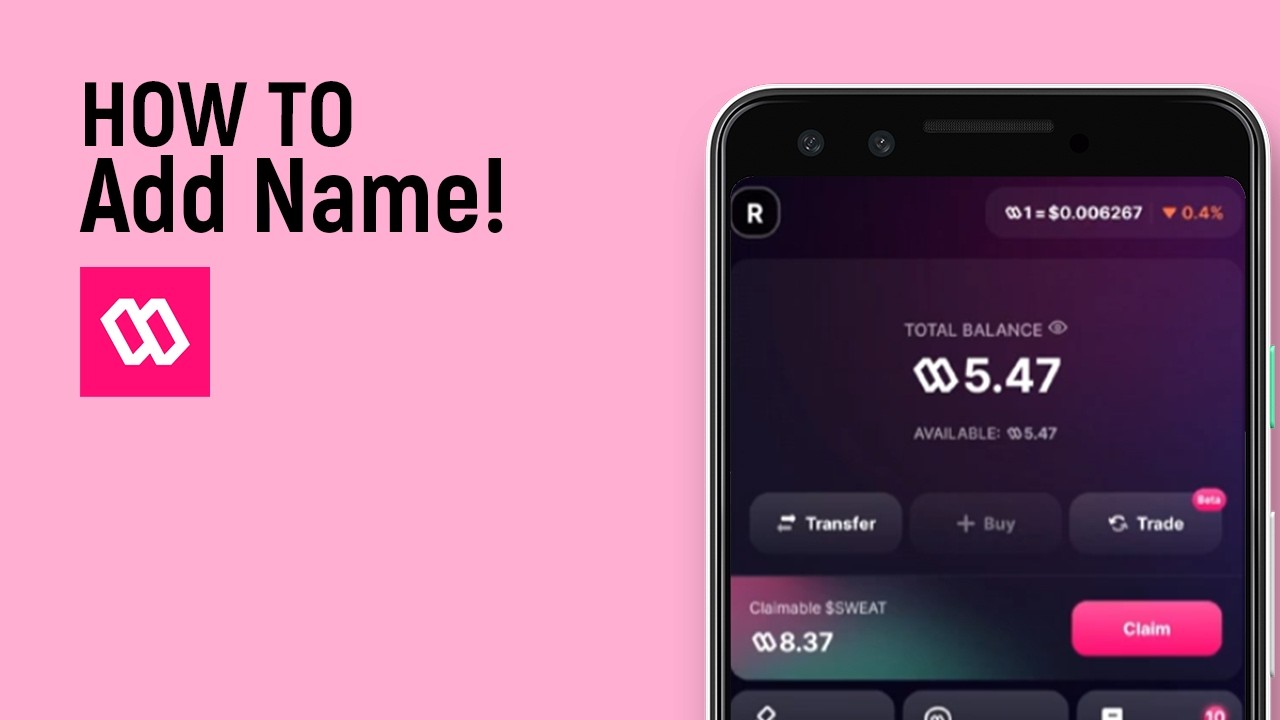 Как легко перевести Sweatcoin на Sweat Wallet в 2024 году.