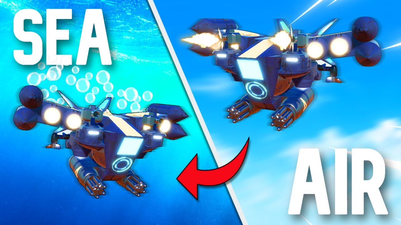 I Built A Drone That Can BATTLE Above And Below The Water!
