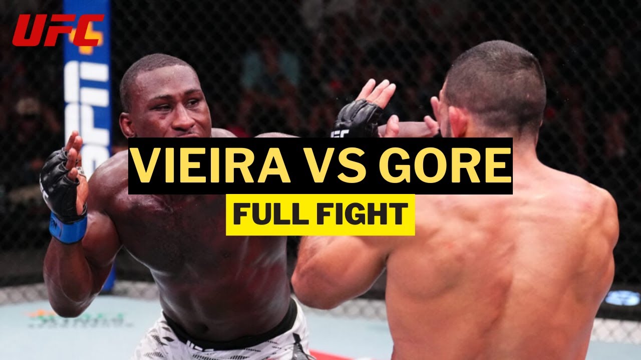 Rodolfo Vieira vs Tresean Gore | UFC FIGHT NIGHT FULL FIGHT | #ufchighlights