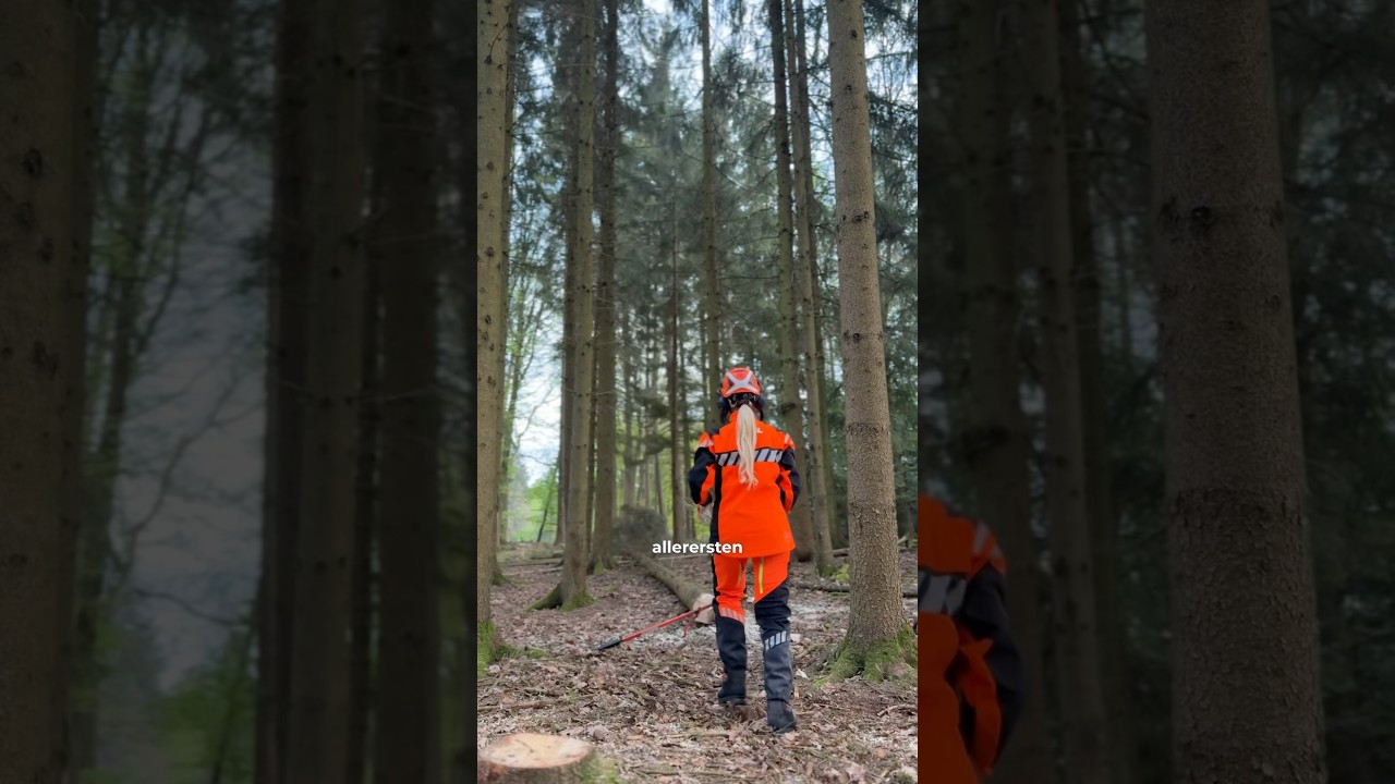 Ich habe meinen Motors&auml;genschein gemacht. 🪚🌳#wald #forst #forstwirtschaft #chainsaw