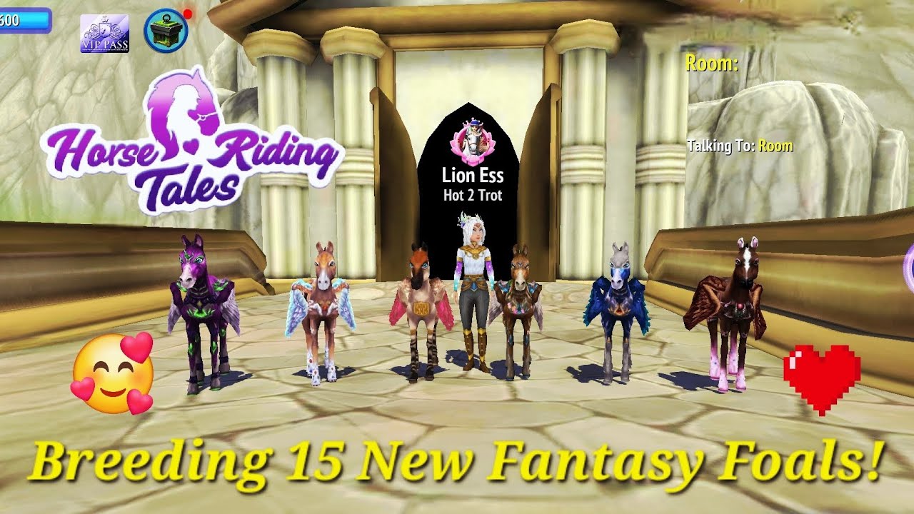 HORSE RIDING TALES  - Breeding 15 New Fantasy Foals!