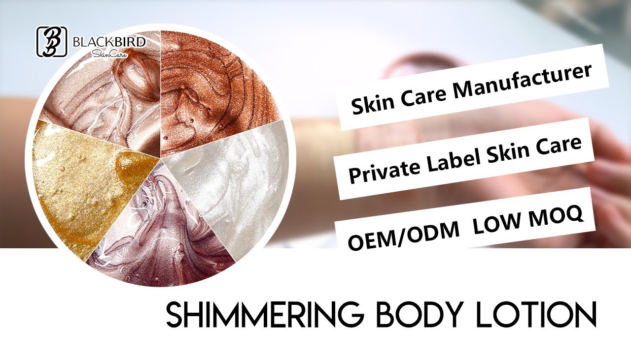 Shimmering  Body Lotion - Private Label Skin Care Manufacturer